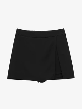 Спідниця-шорти однотонна для дівчинки MyChance 2605 116 см Чорний shop (2000999659867)