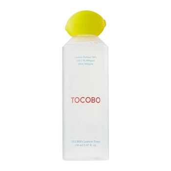 Лимонный тонер с кислотами AHA и BHA 150 мл TOCOBO AHA BHA Lemon Toner