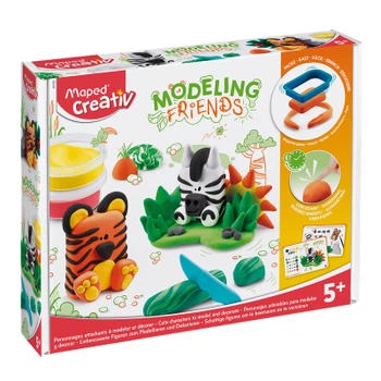 Набор для творчества Maped WILD зі самозастигаючої глини (MP.907205)