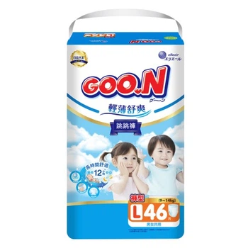 Подгузники GOO.N Slim & Comfortable Розмір 4 L 9-14 кг 46 шт (21001092) GOO.N 21001092 1054112