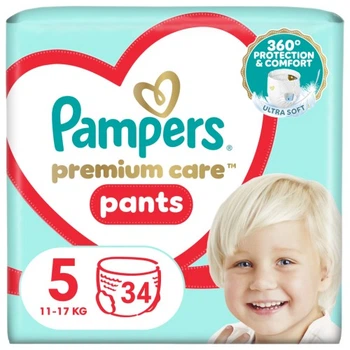 Подгузники Pampers Premium Care Pants Junior Размер 5 (12-17 кг) 34 шт (8001090759870) Pampers 8001090759870 1051392