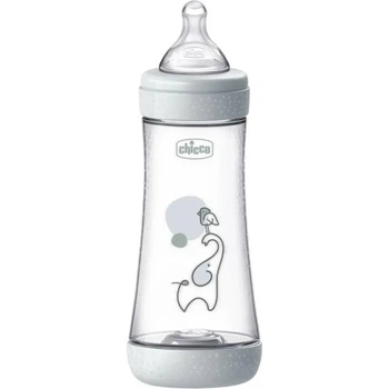 Бутылочка для кормления Chicco Perfect 5 із силіконовою соскою 4+ місяців 300 мл Сіра (20235.32.40) Chicco 20235.32.40 1061399