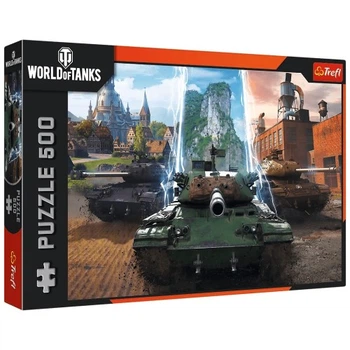 Пазл Trefl World of Tanks, Час діяти 500 елементів (5900511375350) TREFL 5900511375350 1062385