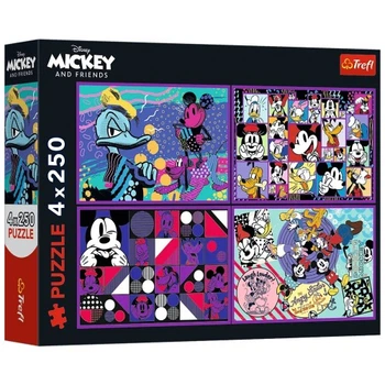 Пазл Trefl Inside Mickey&friends Серія пригод Міккі 4х 250 елементів (5900511133080) TREFL 5900511133080 1062346