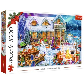 Пазл Trefl XMAS Зимовий час 1000 елементів (5900511109481) TREFL 5900511109481 1061577