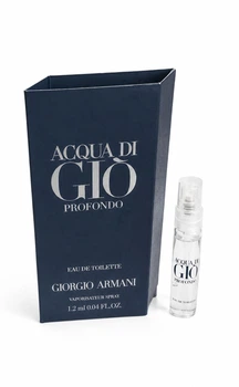 Туалетна вода для чоловіків Giorgio Armani Acqua di Gio Profondo 1.2 мл пробник