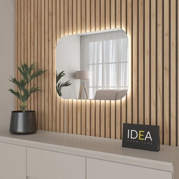 Дзеркало з підсвіткою овальне IDEA В-28, 65x50