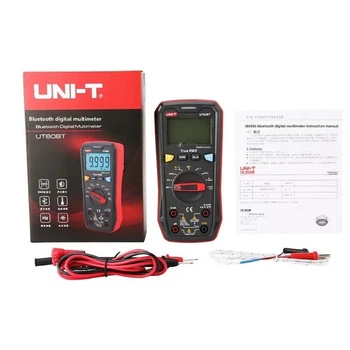 Цифровой мультиметр UNI-T UT60BT True RMS Bluetooth профессиональный тестер напряжения, тока, сопротивления и температуры