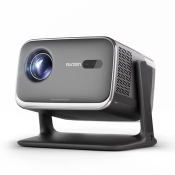Розумний проектор Aurzen BOOM mini 4k з підтримкою Google TV чорний