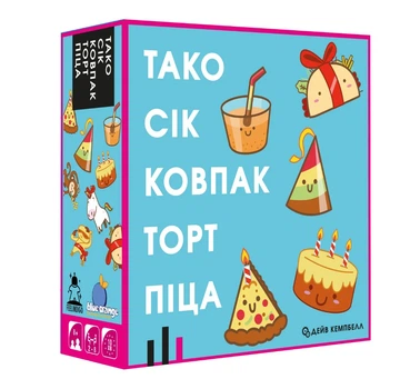 Настільна гра Feelindigo Тако Сік Ковпак Торт Піца (Taco Cat Goat Cheese Pizza)