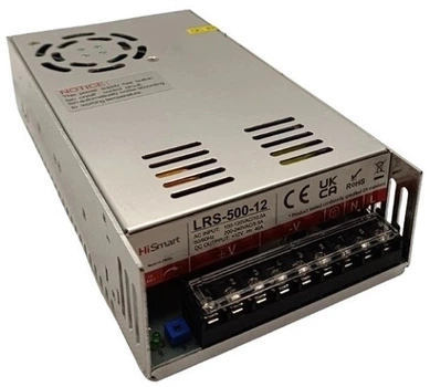 Zasilacz HiSmart 12V 40A 500W (LRS-500-12)