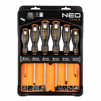 Набор отверток SL, PH 6 ед. 04-213 , NEO Tools