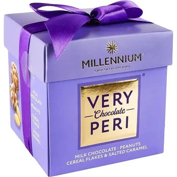 Цукерки Millennium Very Peri коробка мол з арах, родз, зл пласт, сол карам 140гр