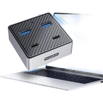 Хаб SIPOLAR USB 3.2 Gen 2 на 4 порти з Type-C, 10 Гбіт/с, 1 м