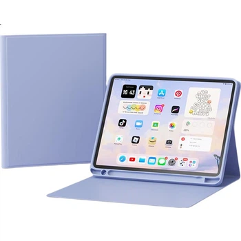 Чехол BOW HC018 для iPad 10 поколения 10.9 дюйма магнитный съемный с держателем стилуса, лавандовый