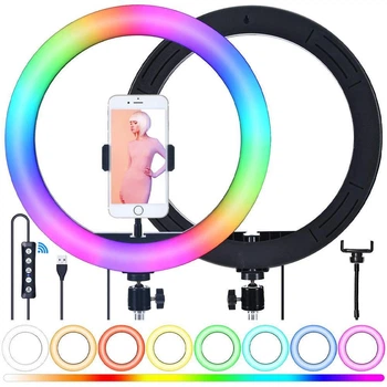 Кольцевая RGB LED-лампа (33 см) MJ-33