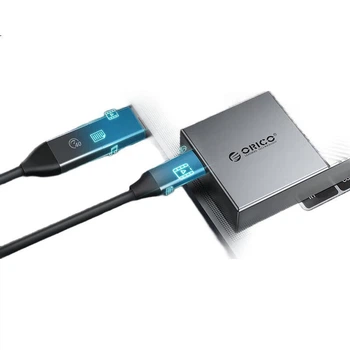 Корпус для SSD-накопичувача ORICO M.2 NVMe, 20 Гбіт/с, повністю алюмінієвий корпус із вбудованим розподільником тепла, сумісний із зовнішнім корпусом для SSD-накопичувачів ноутбуків для розширення, M207C3