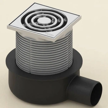 Душовий трап TECE Drainpoint S 50 3601050 з решіткою 100х100 мм