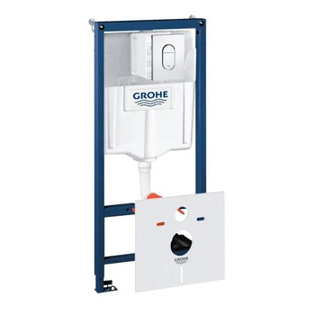 Інсталяція для унітаза Grohe Rapid SL 38929000 з клавішею Arena Cosmopolitan хром