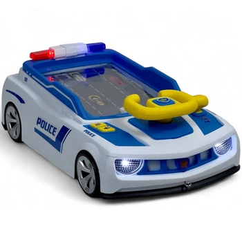Детский интерактивный автотренажер Полиция Adventure Racing Car, симулятор вождения, свет, звук, сирена, от сети/батареек