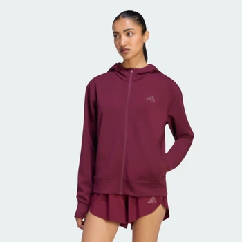 Женская толстовка Designed 4 Training Full-Zip adidas KS3300 (L) Бордовый (4069993322809)