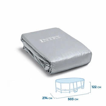Чаша для овального каркасного бассейна Intex 26796 Размером 503х274х122 см