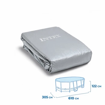 Чаша для овального каркасного бассейна Intex 26798 Размером 610х305х122 см