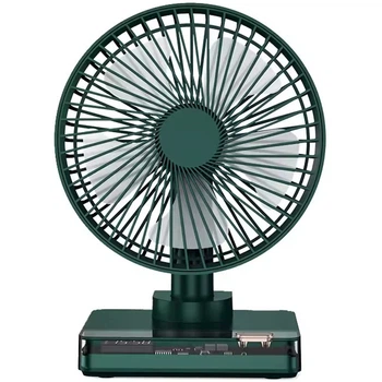 Настольный вентилятор DF11-B with clock 7200 mAh Green Epik 000350763