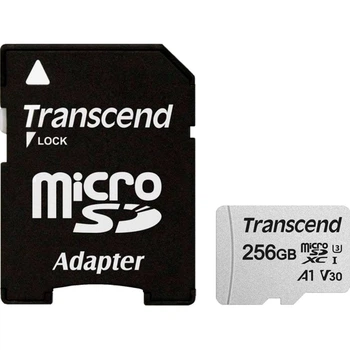 Карта пам'яті Transcend microSDXC 300S 256GB UHS-I (U3) + adapter SD (TS256GUSD300S-A) [71414]