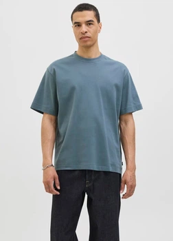 Футболка из хлопка оверсайз Jack & Jones 12254412c69 XS синяя (100014875)