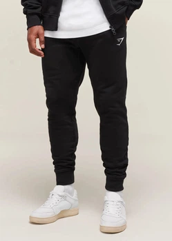 Спортивні штани з бавовни Gymshark a2a4h3c59 XXL чорні (100014215)