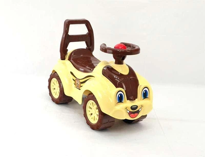 Дитяча каталка-толокар бебі машина Кішечка 2315 Technok Toys бежевий