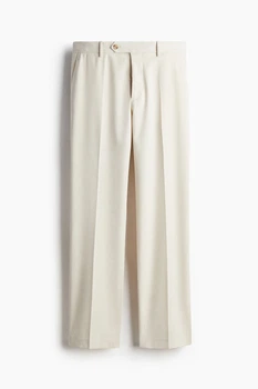 Штани regular fit H&M 1232125006c61 W31 бежеві (100014364)
