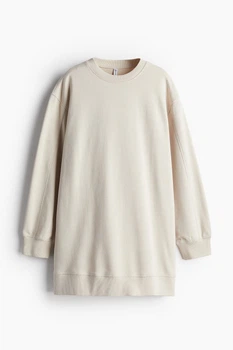 Платье-свитшот H&M 1234798002c68 XS бежевое (100014033)