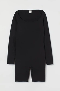 Комбинезон из хлопка H&M 989193001c67 L черный (100013657)