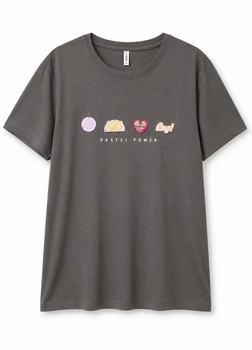 Футболка из хлопка Only 15226025c64 XL серая (100013312)