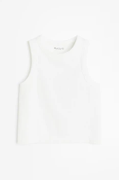 Майка спортивна H&M 1131599002c68 XL біла (100014387)