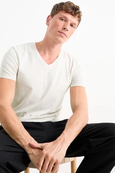Футболка з бавовни C&A 2226190c69 XXL сіра (100014991)