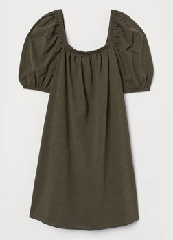Сукня з бавовни H&M 895296001c67 2XL хакі (100013672)