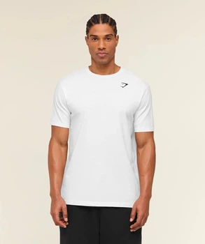 Спортивная футболка Gymshark a1a3jc68 M белая (100014336)
