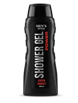 Мужской гель для душа MEN'S STYLE POWER Энергия свежести 400 мл