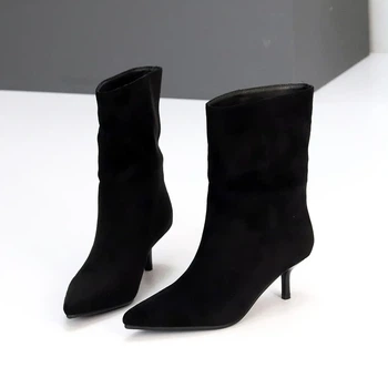 Ботильйони Soletta 38 (24,5 см) чорні (27480-38)