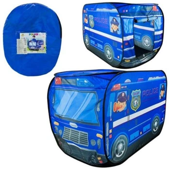 Детская игровая палатка Полицейская машина Yiksu 38x38 см складная для дома и улицы