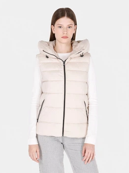 Теплый жилет удлиненный женский Colin's CL1072351BEI XS Beige (8684112490564)