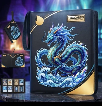 Альбом для карточек Покемон Pokemon 400 ячеек жесткая обложка на молнии, кольцевое удобное крепление страниц, качественный! 3