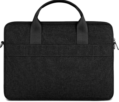 Сумка WIWU Minimalist Pro для ноутбука 14 дюймов черная водоотталкивающая для работы учебы и путешествий