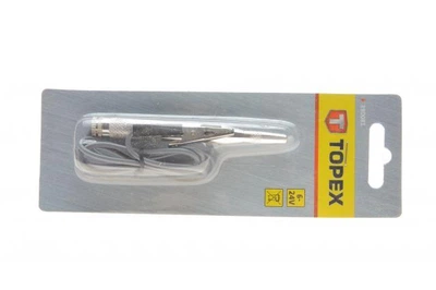 Индикатор напряжения 6-12-24V 115mm 39D081 , TOPEX