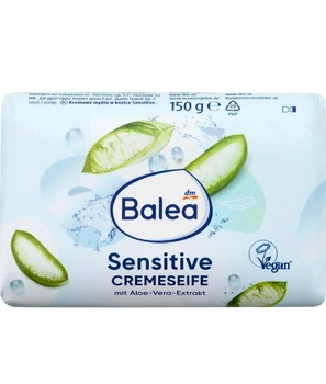 Тверде мило для чутливої шкіри рук з Алое Вера Balea Senitive mit Aloe Vera, 150 г