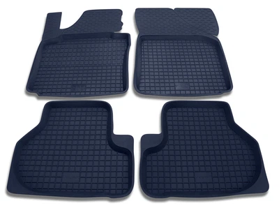 Килимки у салон Skoda Octavia A5 2004-2013/Volkswagen Golf 5/6 2003-2012/Jetta 2005-2010, з бортом, 4шт, Polytep, 75649