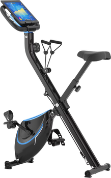 Rower treningowy Gymtek FX600 magnetyczny składany Niebieski (5907766661177)